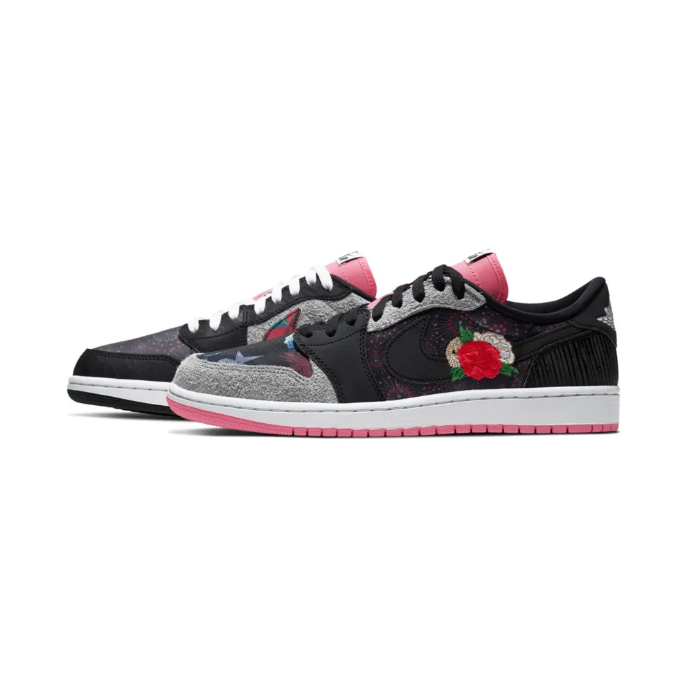 Jordan 1 Retro Low Chinese New Year (2020) Multi-Color/Black-White (CW0418-006)