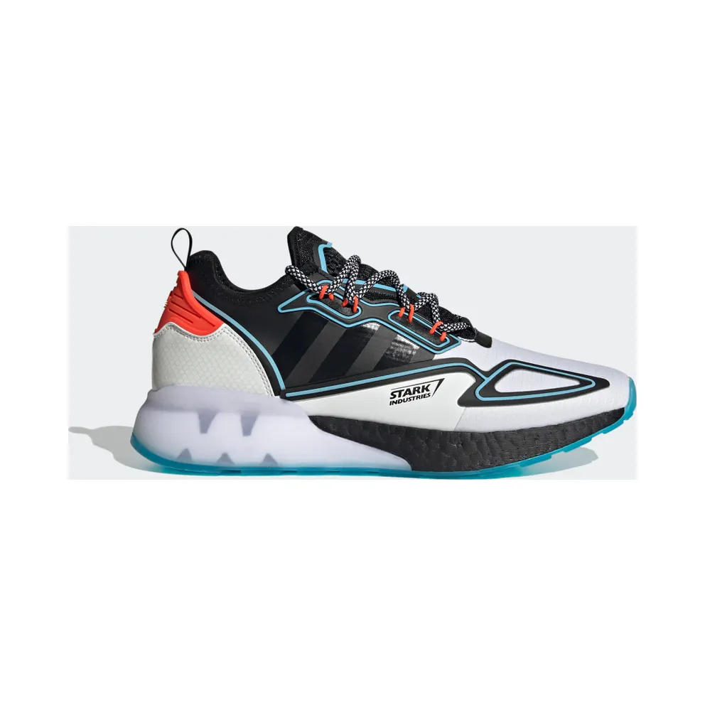 adidas ZX 2K Boost Marvel Cloud White / Core Black / Bright Cyan (H02561)