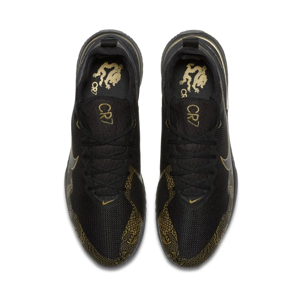 Nike React FC CR7 Cristiano Ronaldo Black/Metallic Gold-Black (BV9985-007)