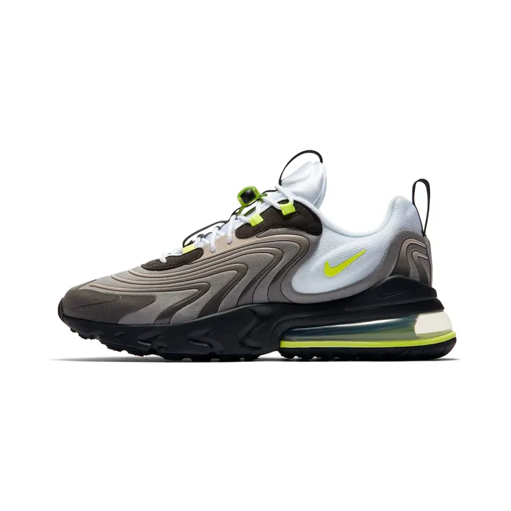 Nike Air Max 270 React ENG Neon 95 “Dust / Dark Pewter / Medium Ash / Volt” (CW2623-001)