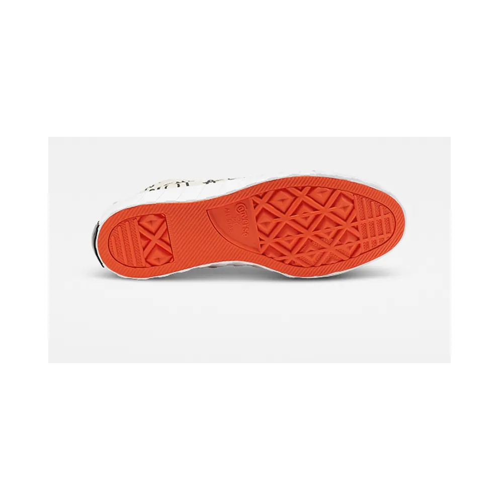 Converse Chuck Taylor All-Star 70s Hi Unt1tl3d “Not a Chuck” White Egret/White-Bold Mandarin (166503C)