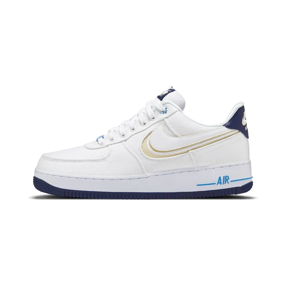 Nike Air Force 1 Low White Canvas Navy Sole (DB3541-100)