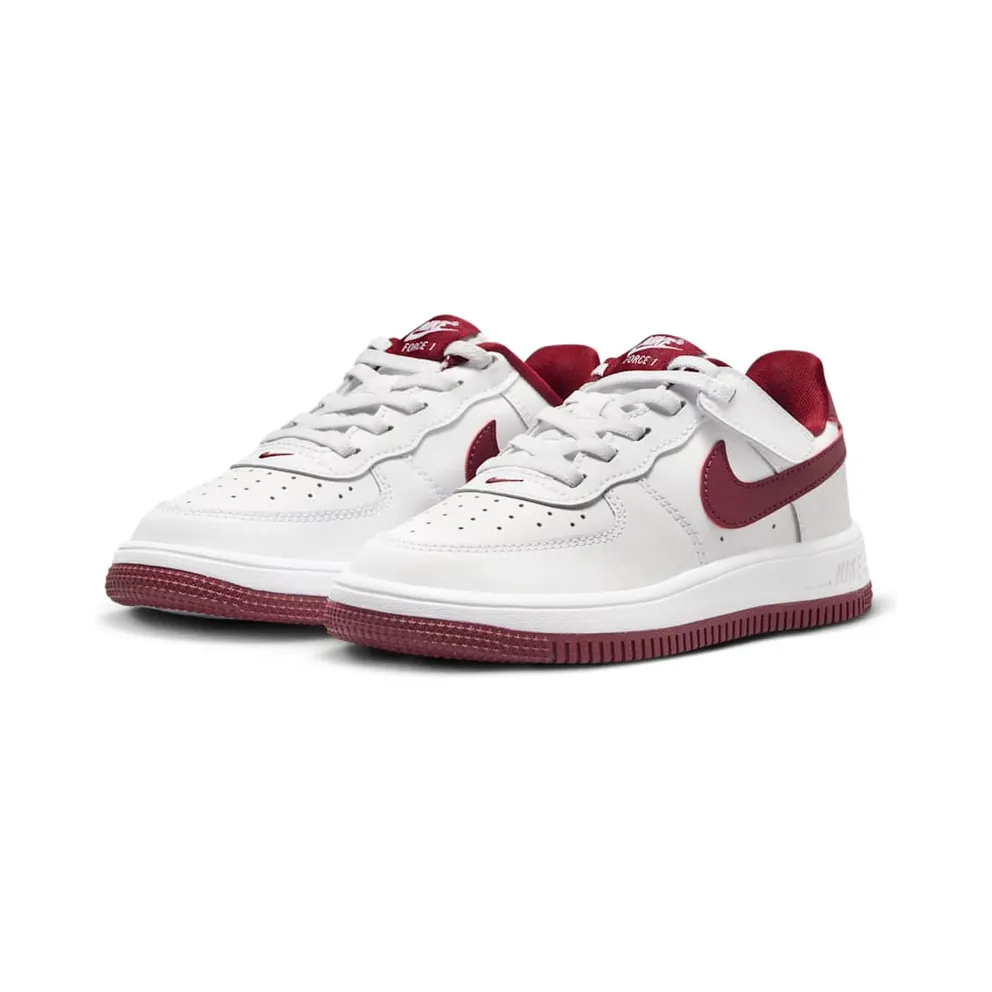 Nike Force 1 Low EasyOn White Team Red (FN0237-105)