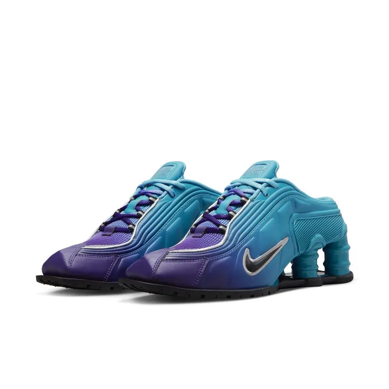Nike x Martine Rose Shox MR4 Scuba Blue/Metallic Silver/Black (DQ2401-400)