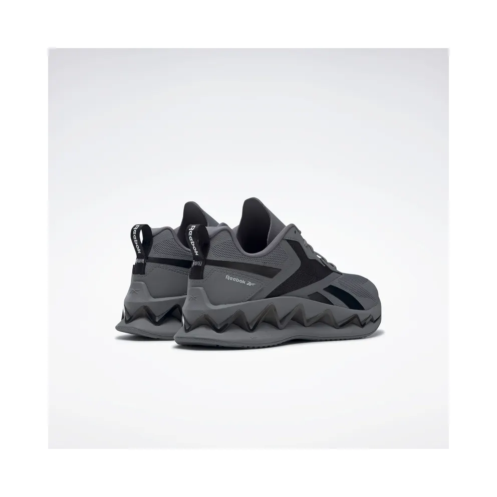 Reebok Zig Elusion Energy Shoes Pure Grey 6 / Black / Cloud White