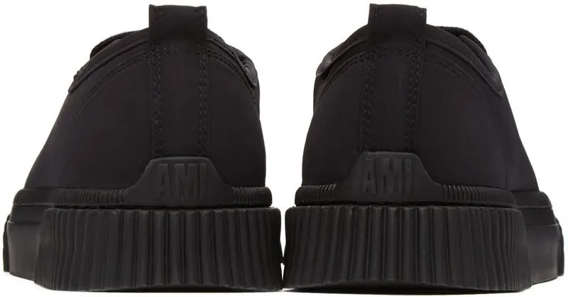 AMI Alexandre Mattiussi Black Ami de Cœur Low Sneakers (A21S401.299)