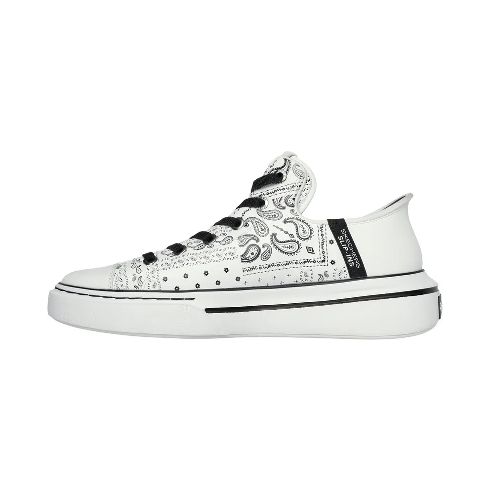 Skechers Premium Leather Slip-ins Snoop One – Double G Sneaker White/Black