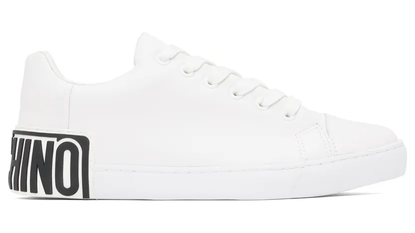 Moschino Black Maxi Logo Sneakers (MB15402G1F GA0)