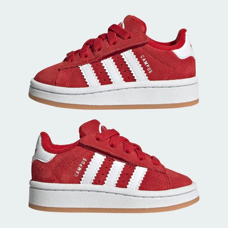 adidas Campus 00s Comfort Closure with Elastische Veters Kids Better Scarlet / Cloud White / Better Scarlet (JI4336)