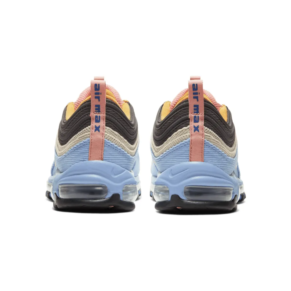 Nike Air Max 97 Corduroy Light Blue Light Blue/Pink/Brown-Sand (CQ7512-462)