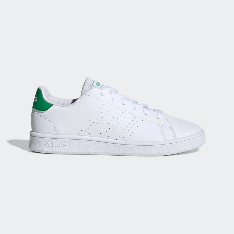 Adidas Advantage Cloud White / Green / Grey Two (EF0213)