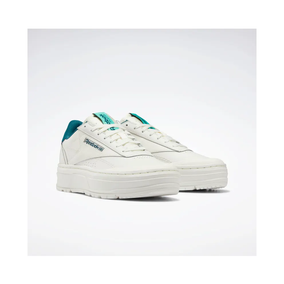 Reebok Club C Double GEO Chalk / Midnight Pine / Future Teal (H67348)