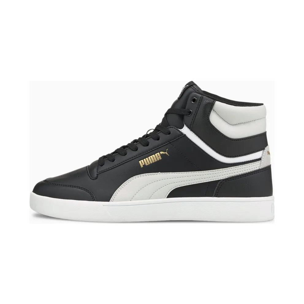 Puma Shuffle Mid White/Black/Grey (380748-02)