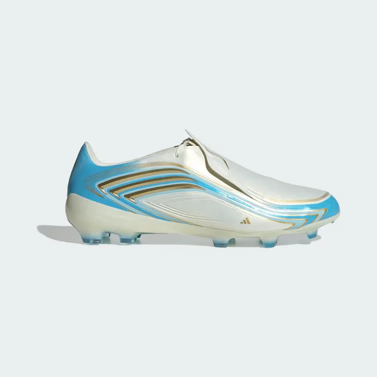 adidas F50 Messi Pro Firm Ground Football Boots “Ivory / Semi Blue Burst / Icey Blue” (IH1899)