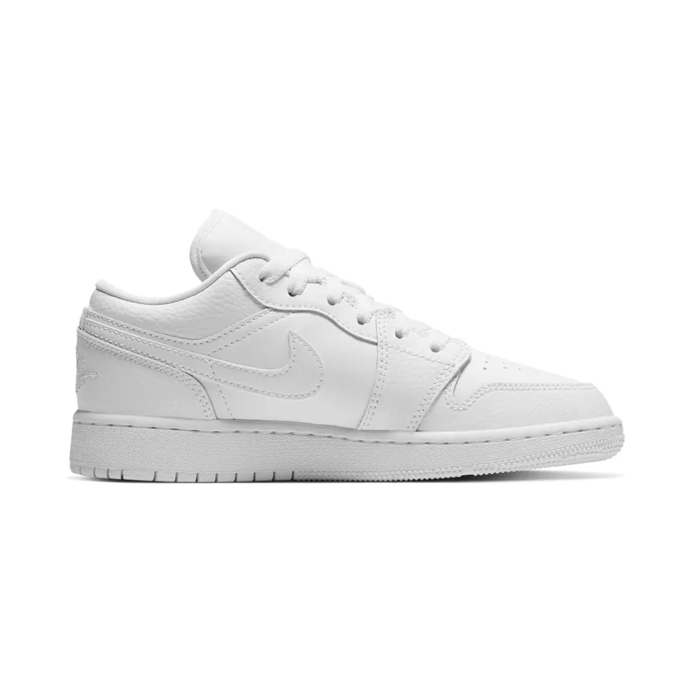 Nike Jordan 1 Low White (GS) White/White/White (553560-130)