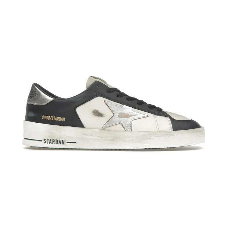 Golden Goose Stardan Optic White Navy Silver (GMF00333.F006910.82874)