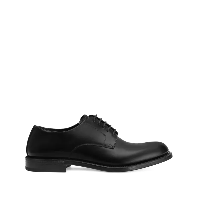 Dolce & Gabbana Brushed Lace-up Derby “Black” (A10879 A1203 80999)