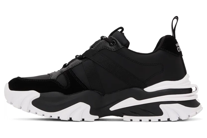 Versace Jeans Couture Black & White New Trail Trek Sneakers (E73YA3SI2EZS478) (3)