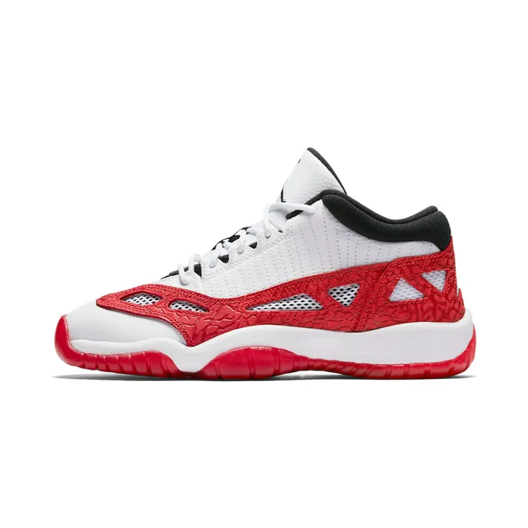 Jordan 11 Retro Low IE White Gym Red (GS)
