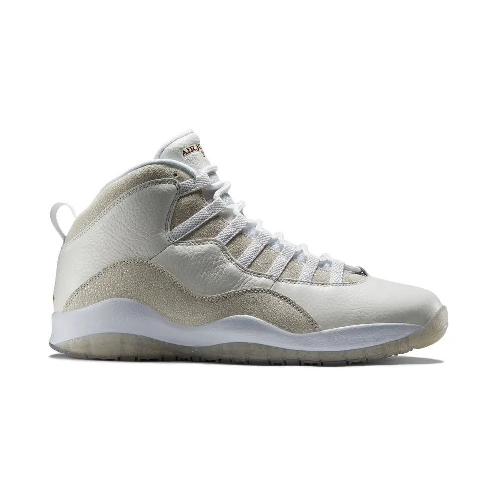 Jordan 10 Retro Drake OVO White Summit White/Metallic Gold-White (819955-100)