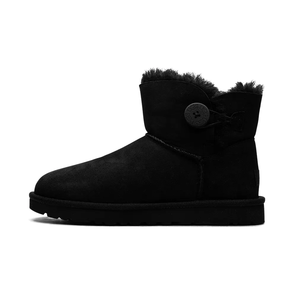Ugg Mini Bailey Button Boot “Black” (1016422-BLK)
