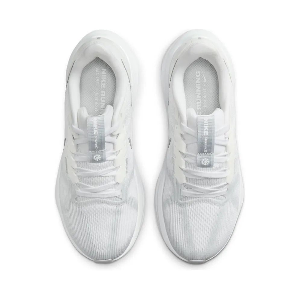 Nike Air Zoom Structure 25 White Metallic Silver (DJ7884-101)