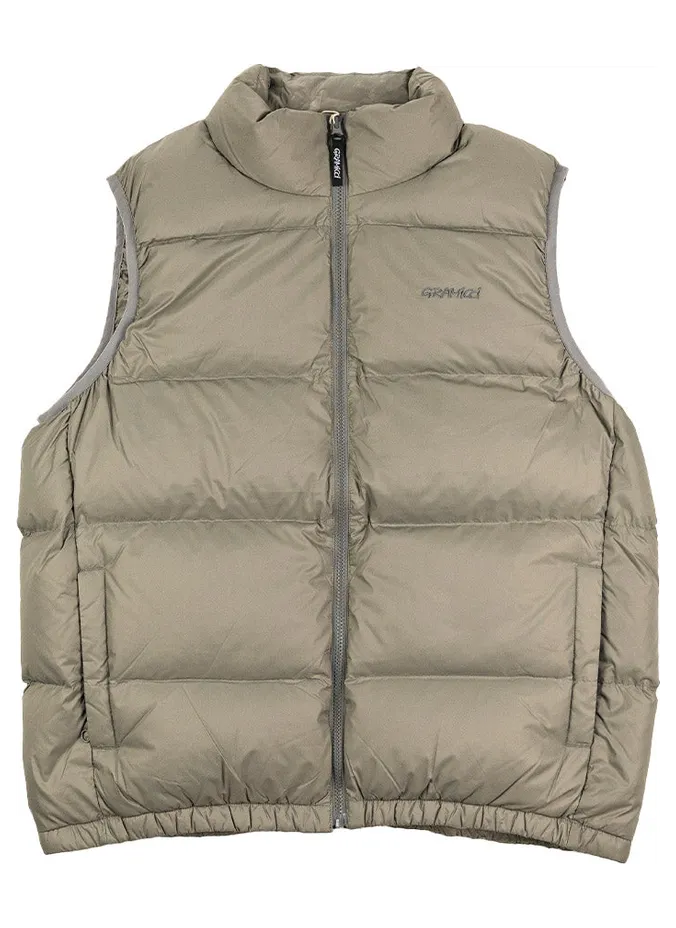 Gramicci – Down Puffer Vest – Jacke-Weste (G3FU-J001-seal-grey)