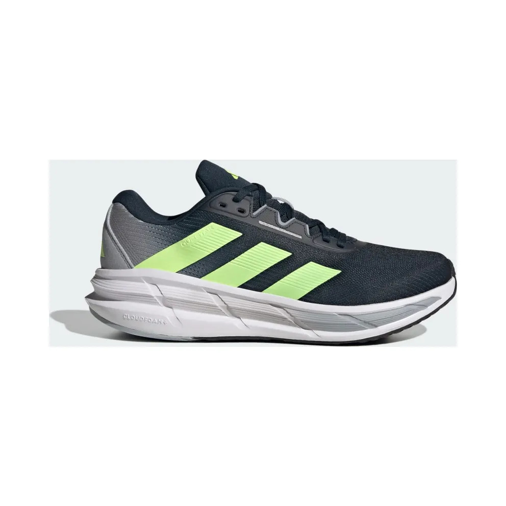 Adidas Questar 3 Running Shoes Aurora Ink / Hi-Res Yellow / Halo Silver (JI4621)