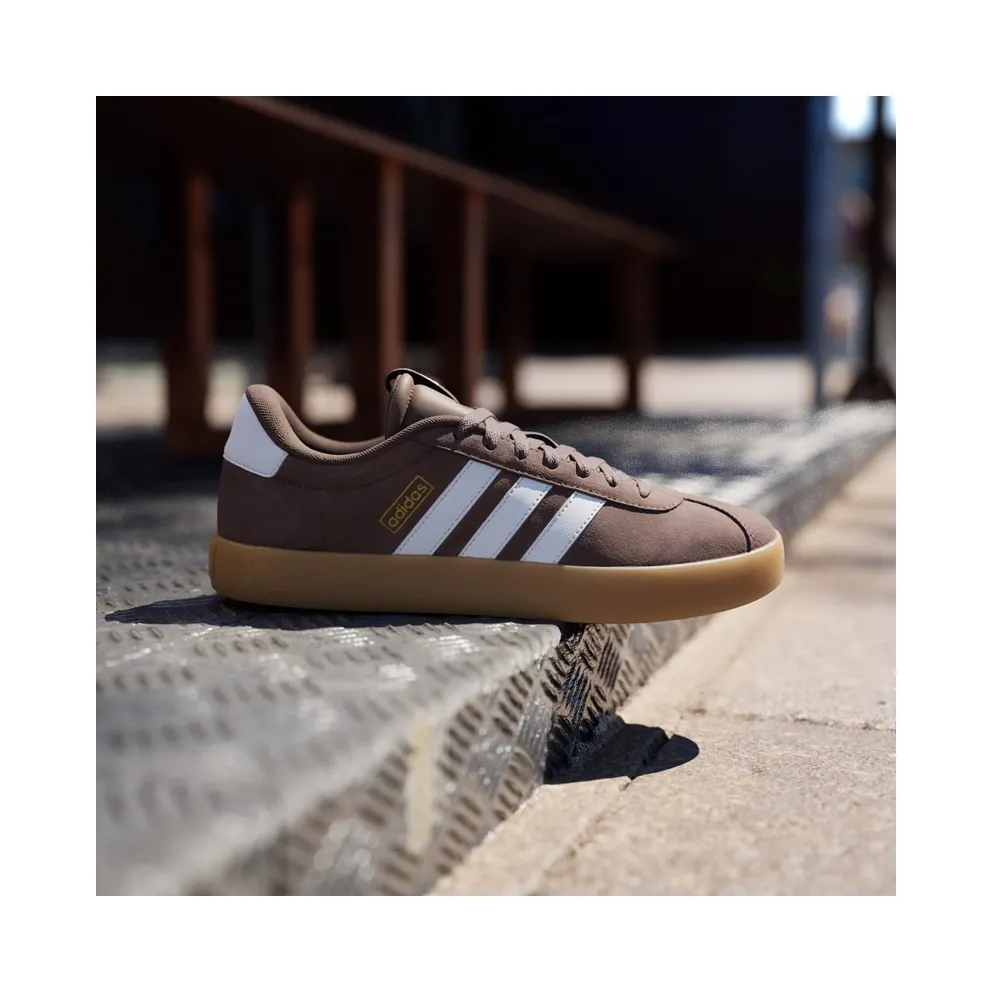 Adidas VL Court 3.0 Earth Strata / Cloud White / Gold Metallic (JP7536)