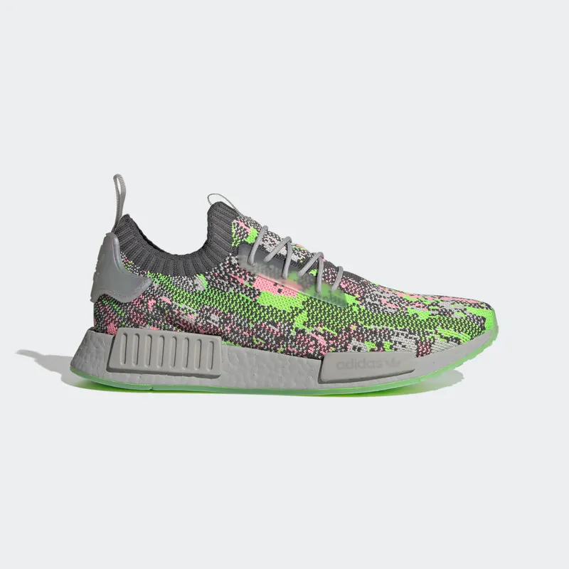 Adidas NMD_R1 Primeknit ‘Hyper Pop’ Grey Two/Grey Two/Hyper Pop (G57939)