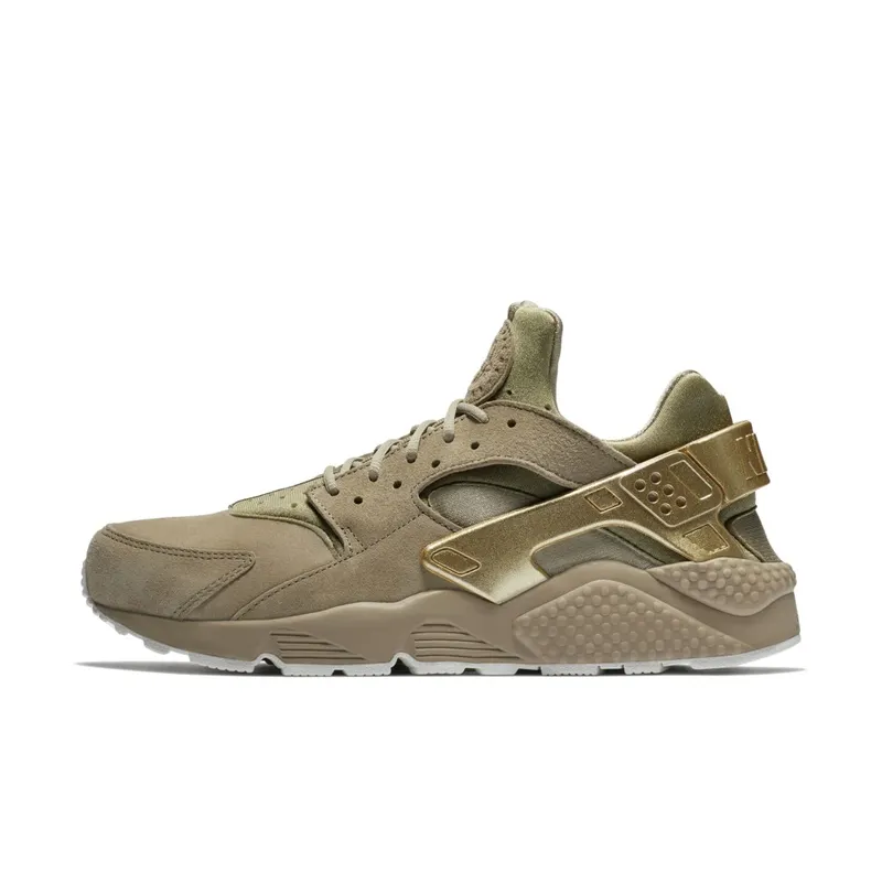 Nike Air Huarache Run Gold Rush Khaki/Sail-Metallic Gold Coin (704830-201)