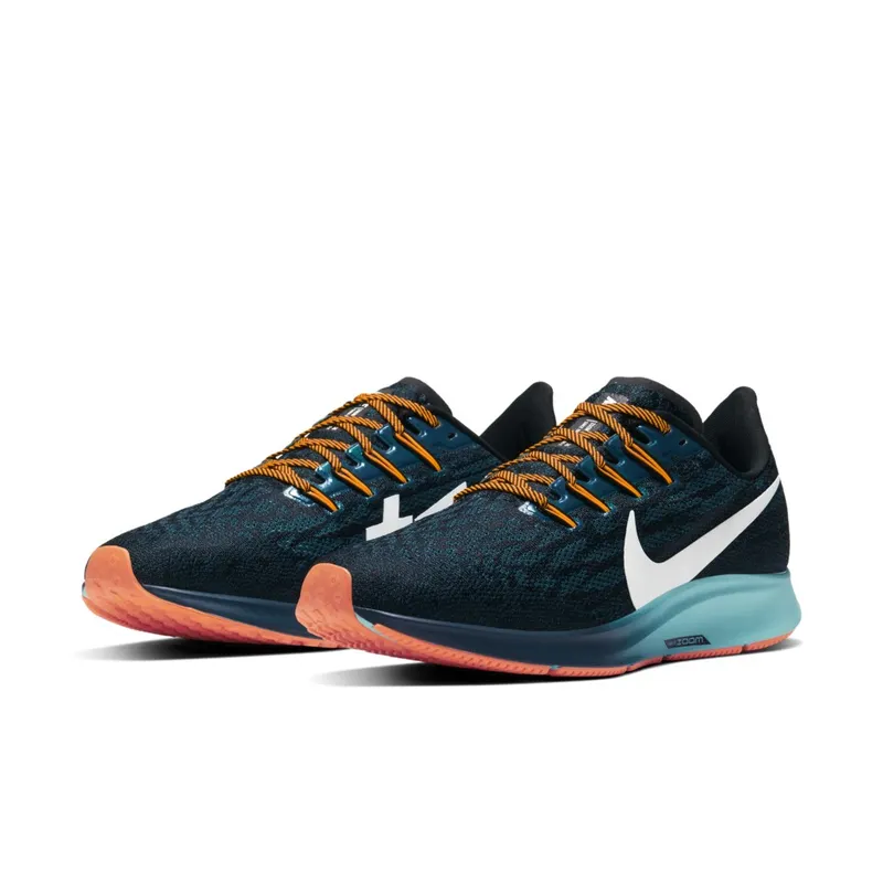Nike Air Zoom Pegasus 36 Black Black/Midnight Turquoise-Aurora-Metallic Summit White (CD4573-001)