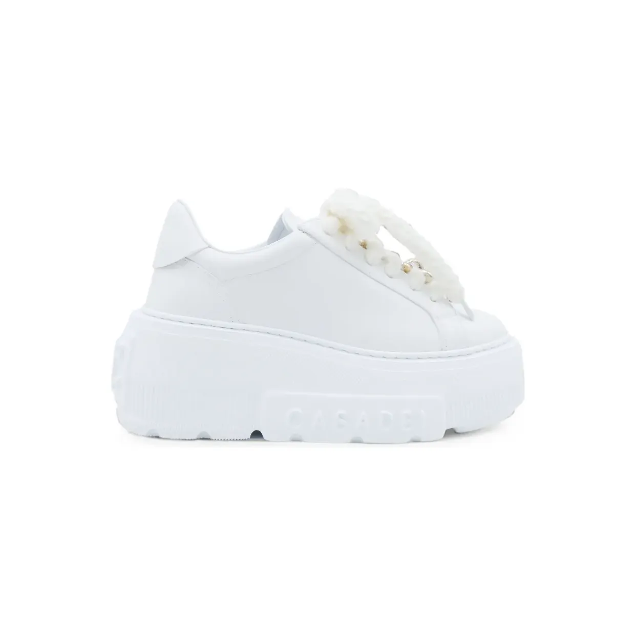 Casadei Nexus chain-link chunky-sole “White” (2X129C0701C3094)