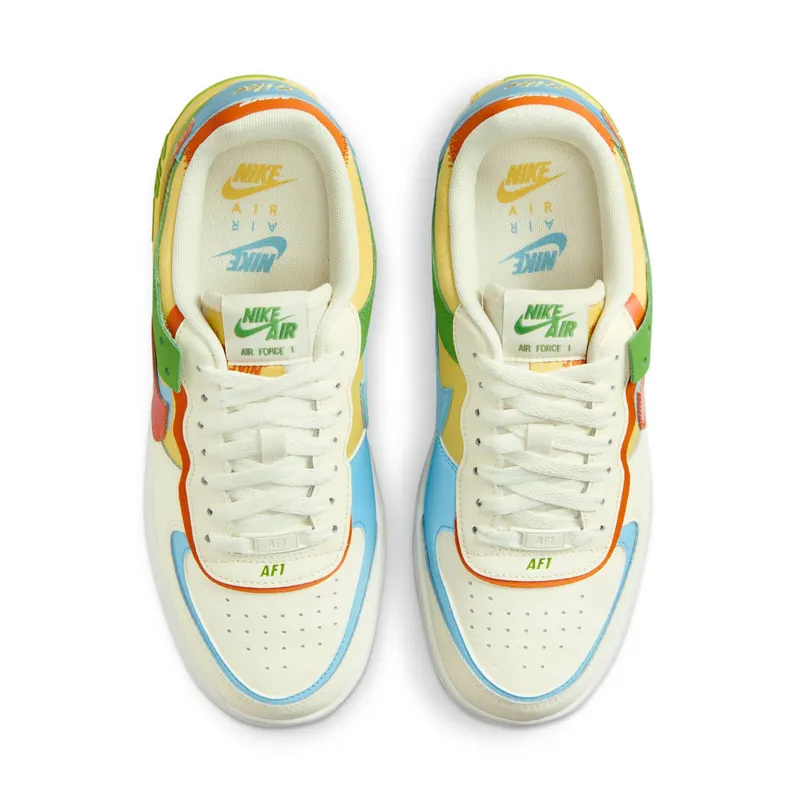 Nike Air Force 1 Low Shadow Coconut Milk Saturn Gold (DZ1847-103)