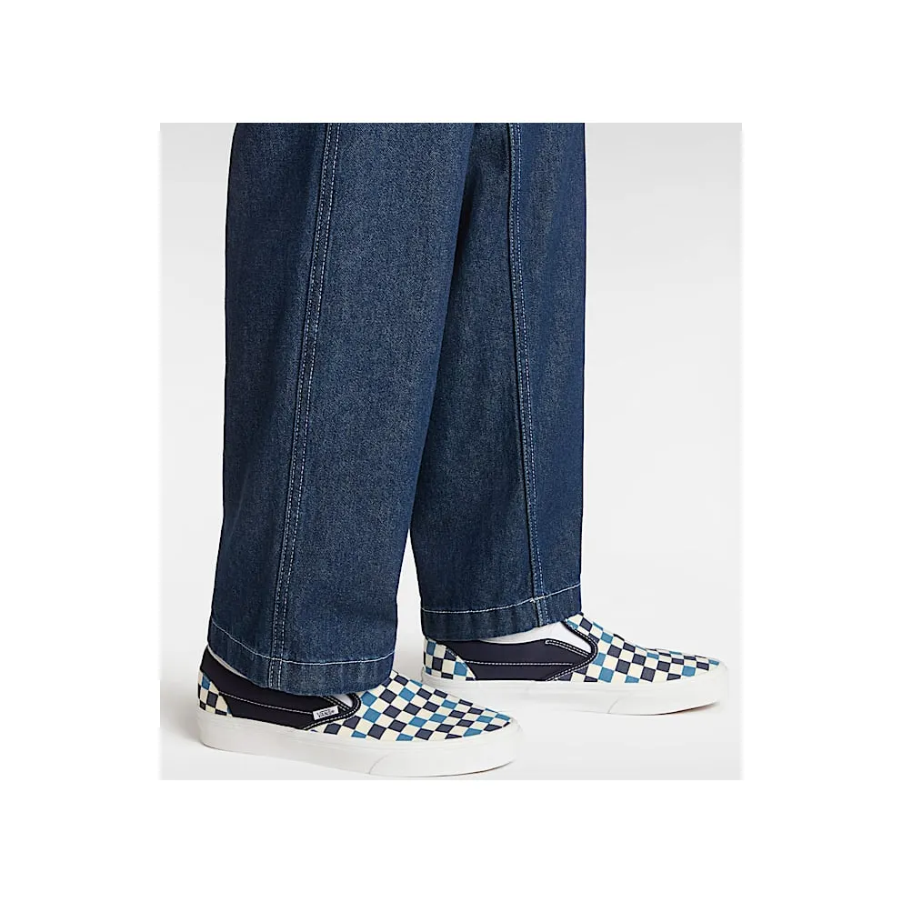 Vans Classic Slip-On Checkerboard Navy Blue White (VN000D5PBX9)