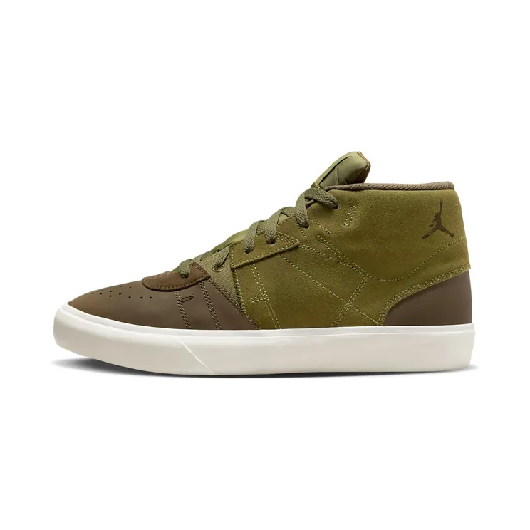 Jordan Series Mid “Pilgrim / White / Sail / Light Olive” (DA8026-331)