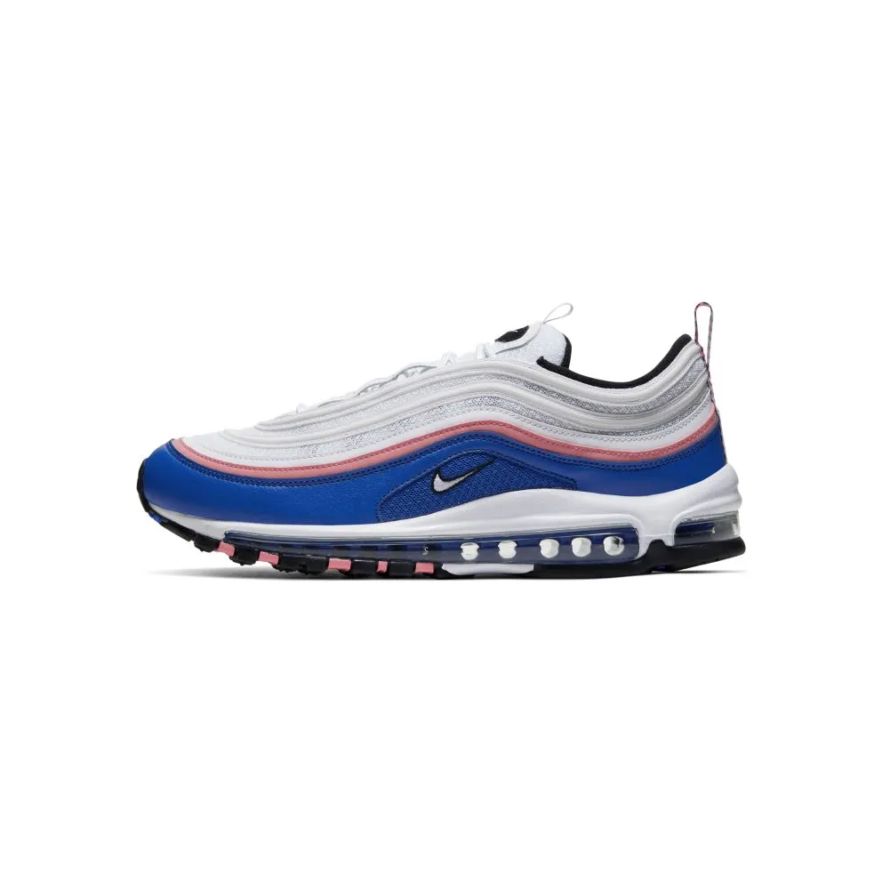 Nike Air Max 97 White Game Royal Pink Gaze White/Game Royal-Pink Gaze-Black (921826-107)