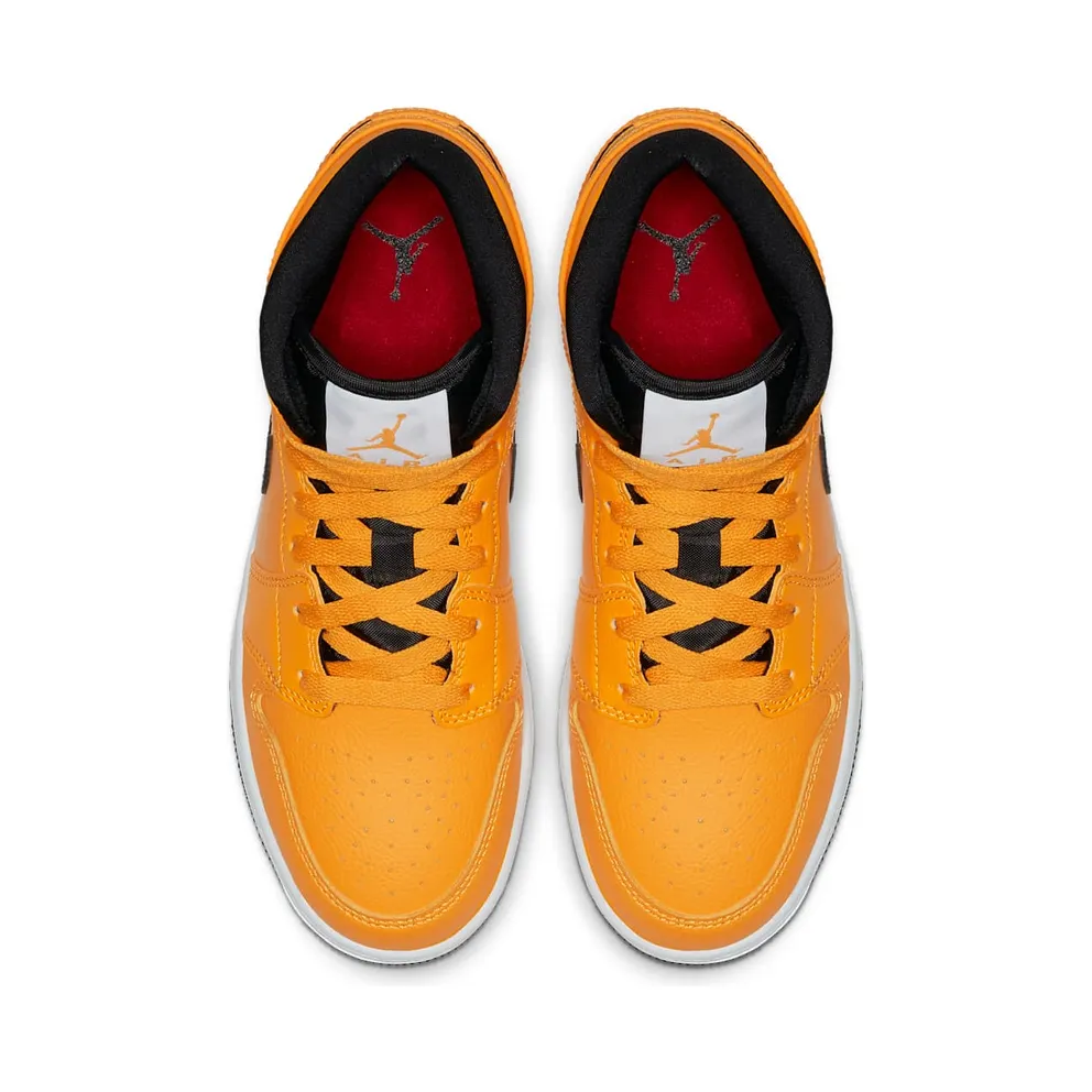 Jordan 1 Mid University Gold Black (GS) University Gold/Black-White-Gym Red (554725-700)