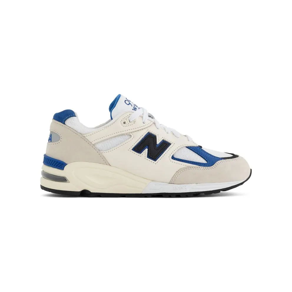 New Balance 990v2 “Made In USA White/Blue” (M990WB2)