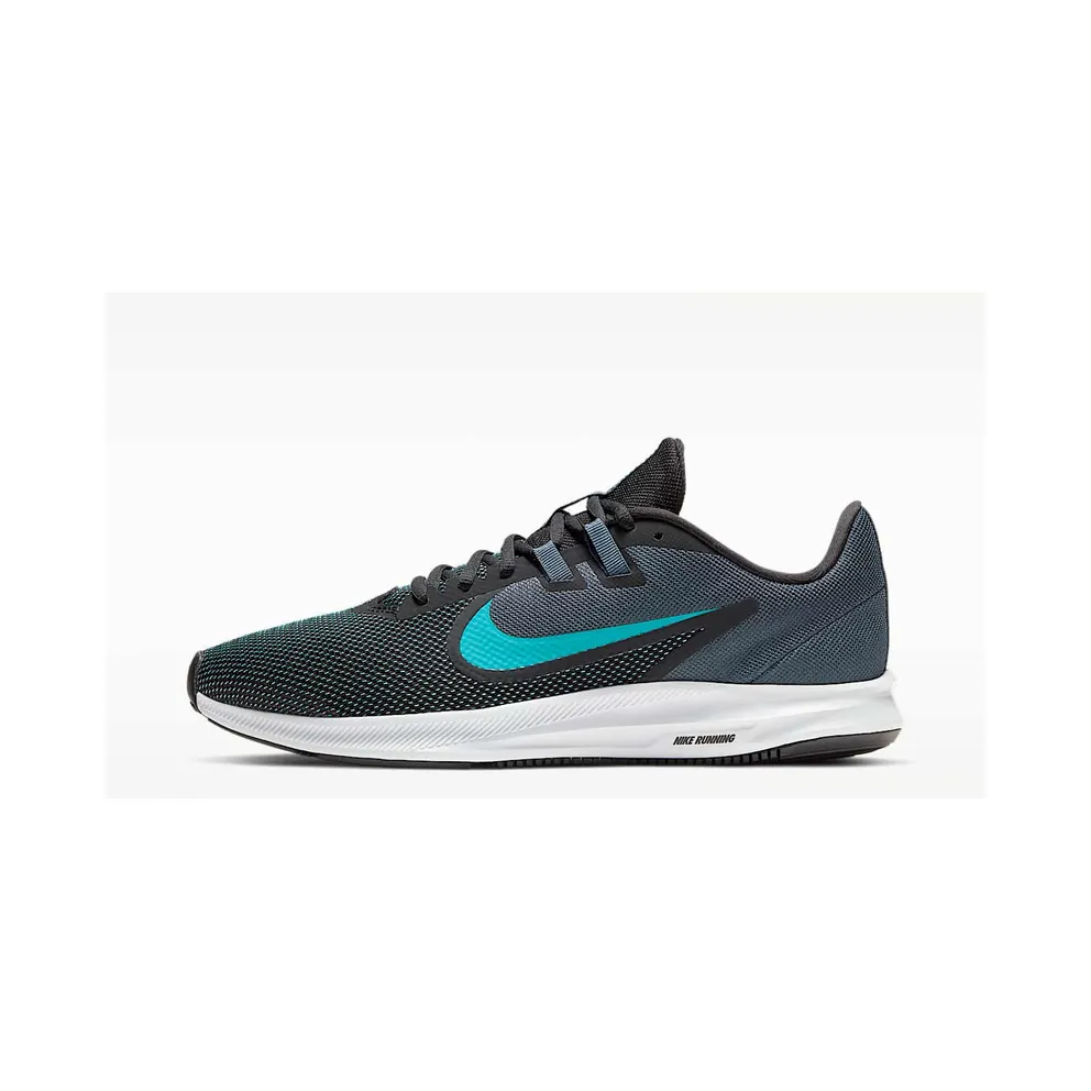 Nike Downshifter 9 “Black / Monsoon Blue / White / Blue Lagoon” (AQ7481-003)