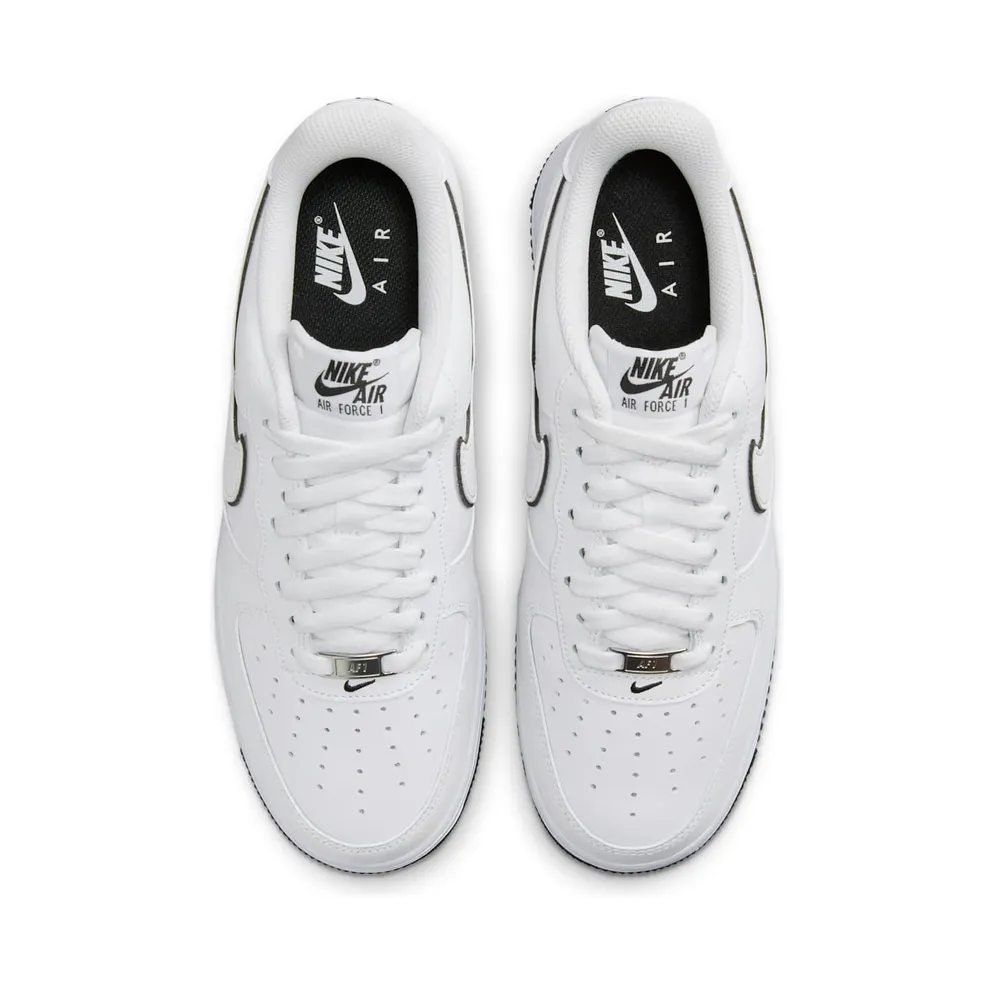 Nike Air Force 1 ’07 Low White Black Outline Swoosh (DV0788-103)