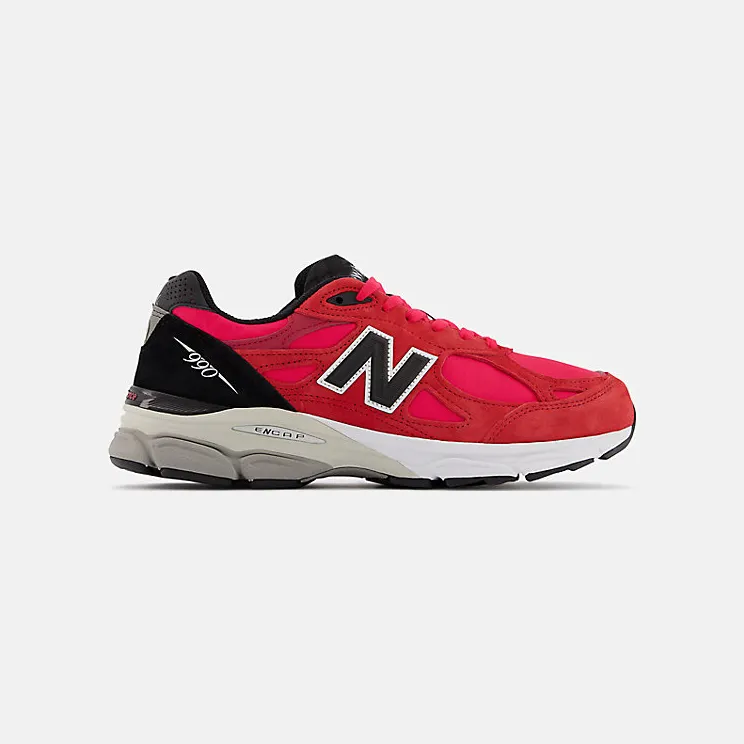 New Balance 990v3 “Red/Black” (M990PL3)