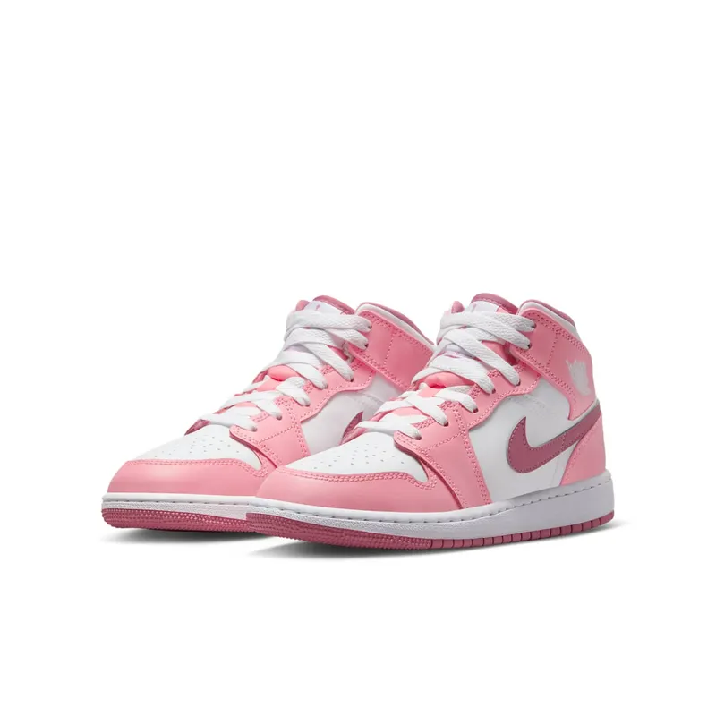Nike Air Jordan 1 Mid Pink Valentine’s Day 2023 (GS) (DQ8423-616)