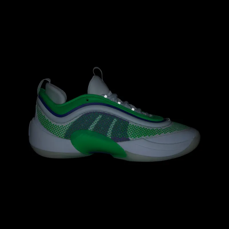 Adidas D.O.N. Issue 6 Cloud White / Screaming Green / Lucid Blue (JQ2249)