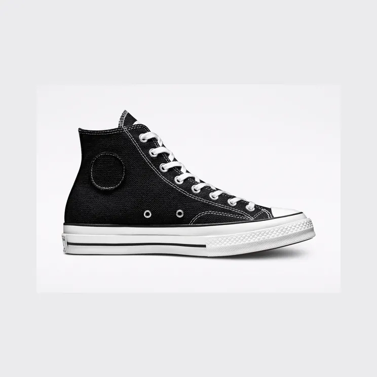 Converse Converse x Stüssy Chuck 70 Black/White/Black (A01765C)
