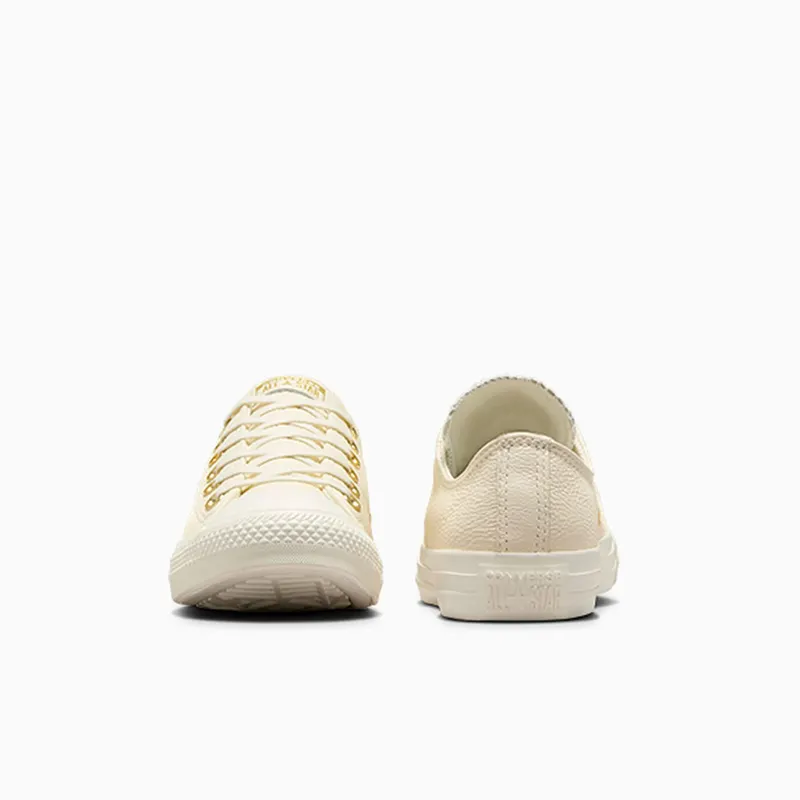 Converse Chuck Taylor All Star Mono Leather Egret/Egret/Gold (A13814C)
