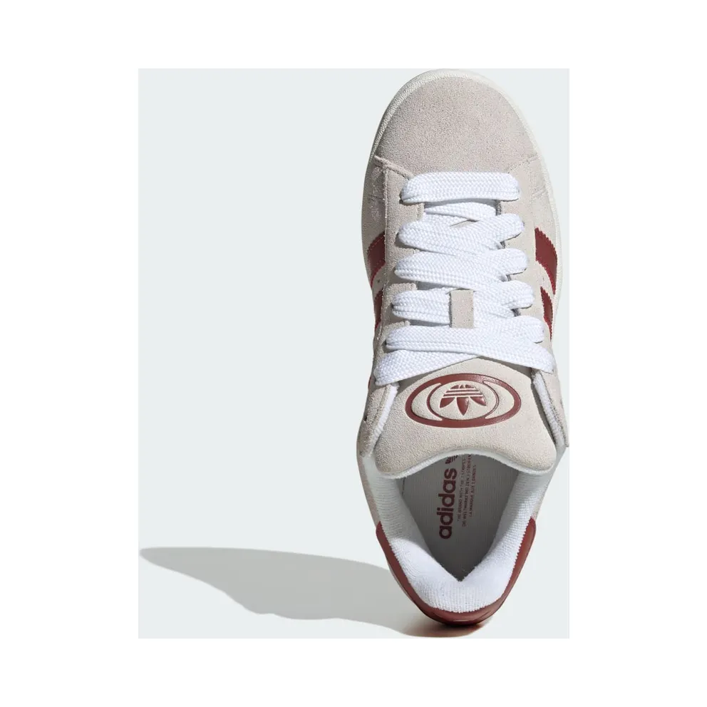 Adidas Campus 00s Crystal White / Core White / Preloved Ruby (JQ7783)