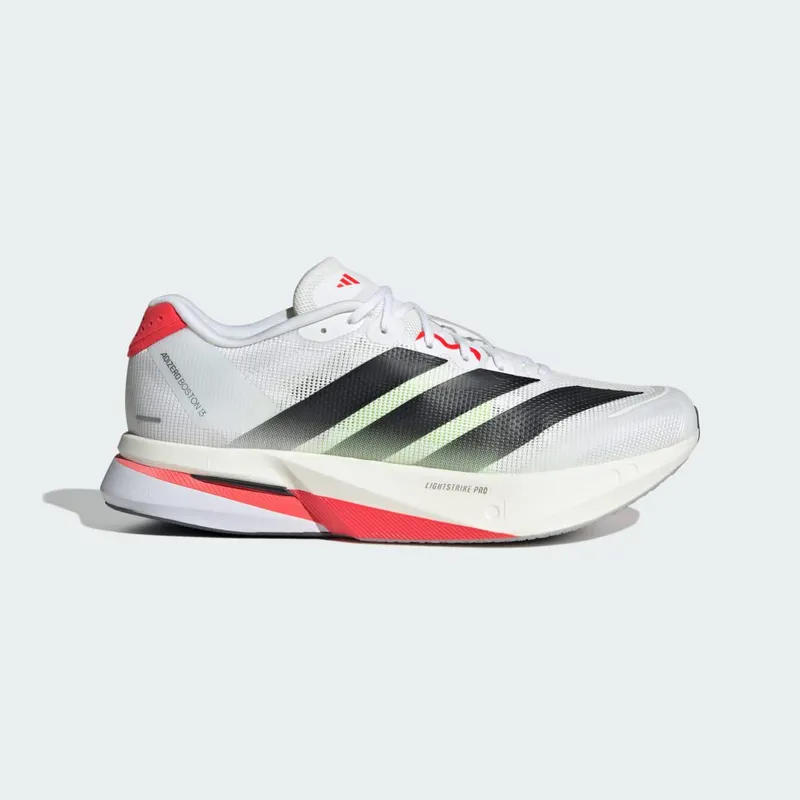Adidas Adizero Boston 13 Cloud White / Core Black / Lucid Red (JS4932)