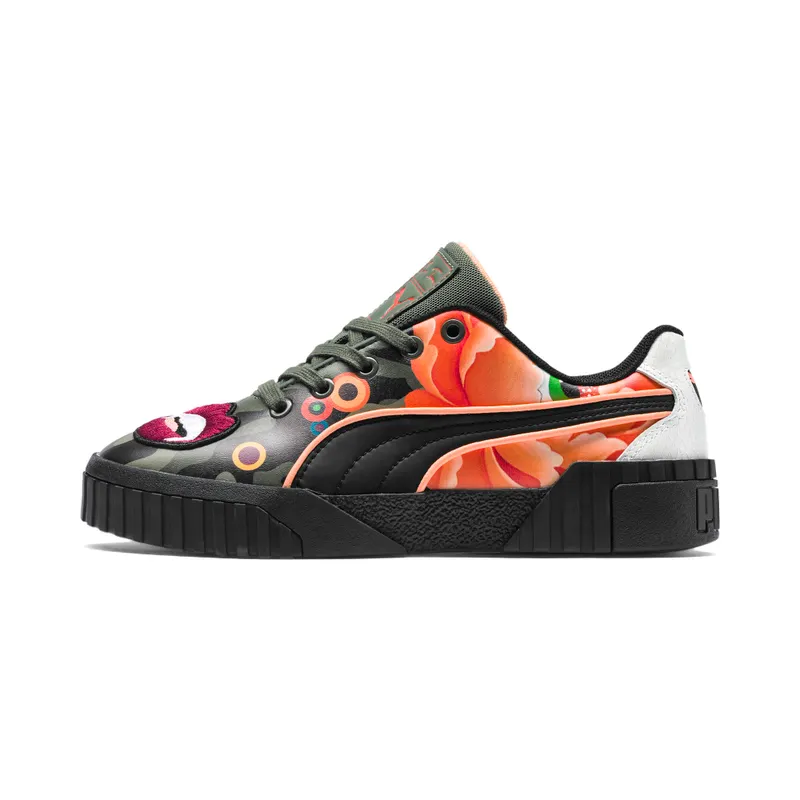 Puma Cali Sue Tsai Peonies Camo (W) Puma Black/Puma Black (369388-01)