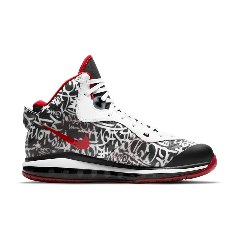 Nike LeBron 8 Graffiti White/University Red-Black (DD8306-001)